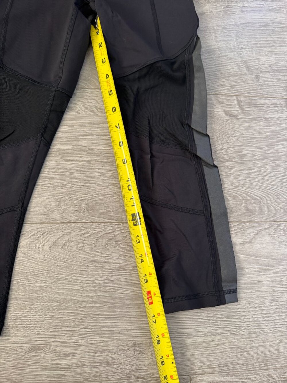 Lululemon Run Inspire Crop Black Mesh Leggings Womens Size 2 - Picture 4 of 11